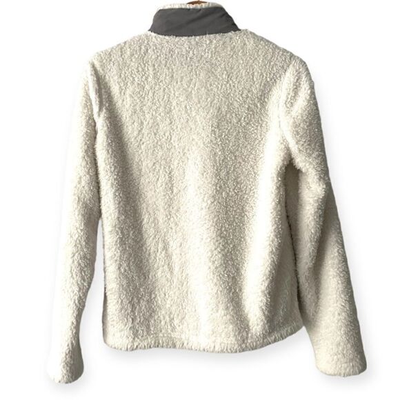 Eddie Bauer Fluffy sherpa sweater pullover size S - Picture 4 of 7